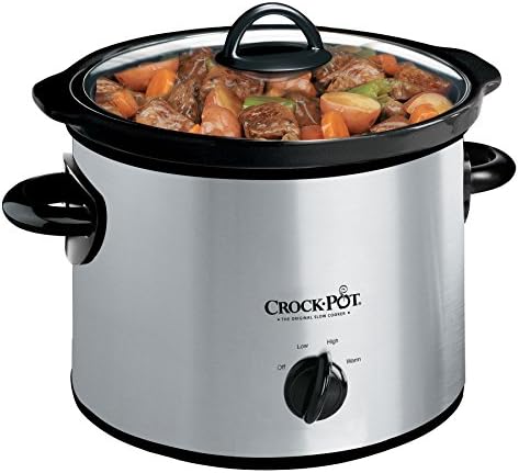3 Quart Manual Slow Cooker – Silver - Curated Catalog M0