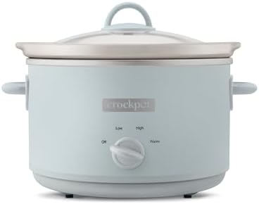 4.5 Quart Manual Slow Cooker – Macaroon Blue - Curated Catalog T0