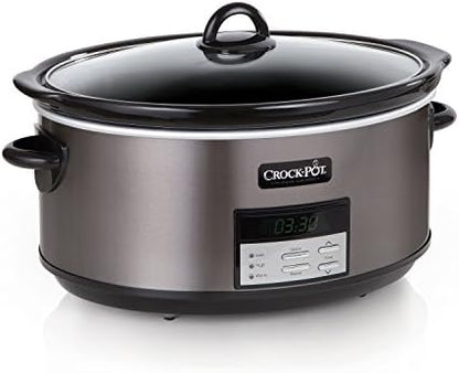 8 Quart Programmable Slow Cooker with Auto Warm - Curated Catalog S4
