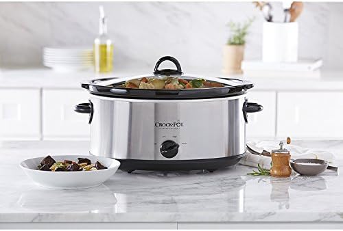 7 Quart Oval Manual Slow Cooker – Stainless Steel - Curated Catalog V7