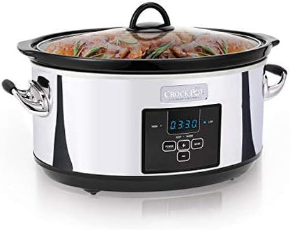 7 Quart Programmable Slow Cooker – Polished Platinum - Curated Catalog Z2