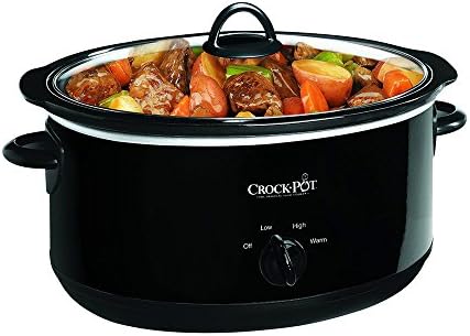 8 Quart Manual Slow Cooker – Black - Curated Catalog B7