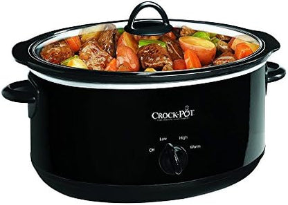 8 Quart Manual Slow Cooker – Black - Curated Catalog B7