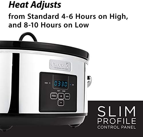 7 Quart Programmable Slow Cooker – Polished Platinum - Curated Catalog Z2