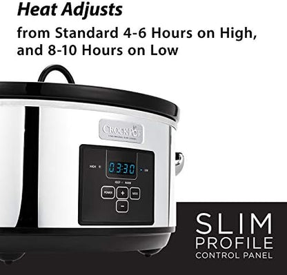 7 Quart Programmable Slow Cooker – Polished Platinum - Curated Catalog Z2