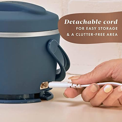 Electric Lunch Box Food Warmer 20oz – Faded Blue - Curated Catalog F3