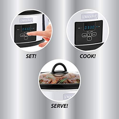 7 Quart Programmable Slow Cooker – Polished Platinum - Curated Catalog Z2