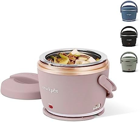Electric Lunch Box Food Warmer 20oz – Blush Pink - Curated Catalog Z8