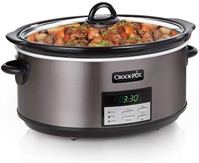 8 Quart Programmable Slow Cooker with Auto Warm - Curated Catalog S4