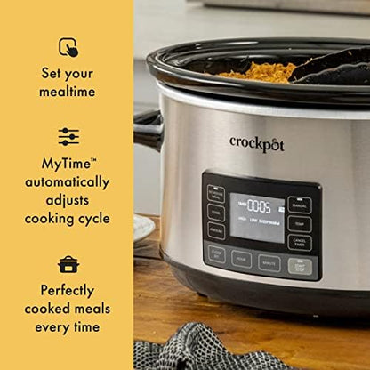 7 Quart Portable Programmable Slow Cooker with Timer - Curated Catalog L8