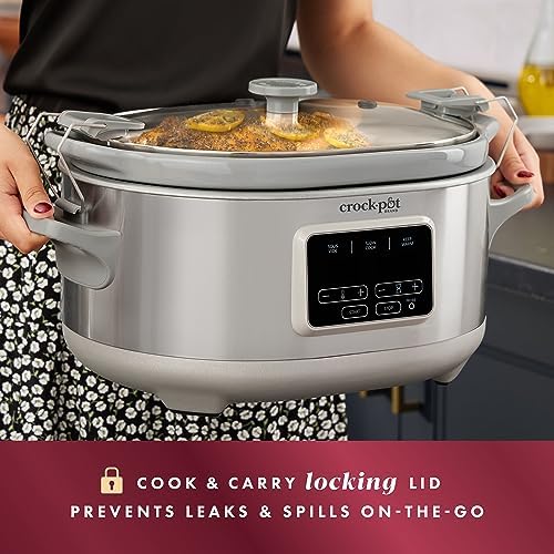 7 Quart Programmable Cook & Carry Slow Cooker - Curated Catalog N5
