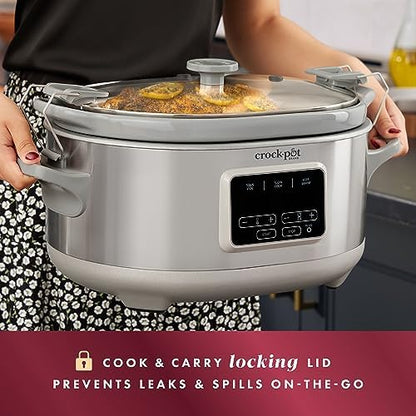 7 Quart Programmable Cook & Carry Slow Cooker - Curated Catalog N5
