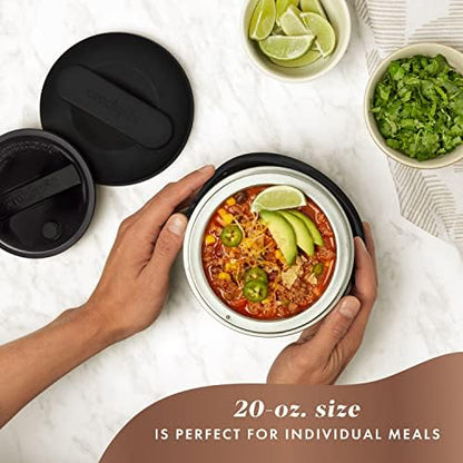 Electric Lunch Box Food Warmer 20oz – Black - Curated Catalog Y4
