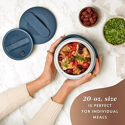 Electric Lunch Box Food Warmer 20oz – Faded Blue - Curated Catalog Y4