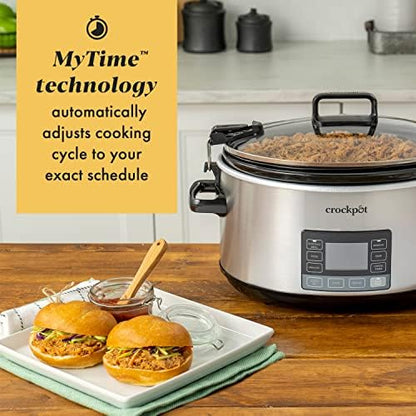 7 Quart Portable Programmable Slow Cooker with Timer - Curated Catalog L8