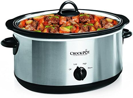 7 Quart Oval Manual Slow Cooker – Stainless Steel - Curated Catalog V7