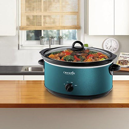 7 Quart Manual Slow Cooker – Turquoise - Curated Catalog N2