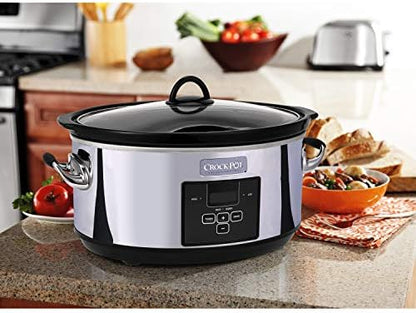7 Quart Programmable Slow Cooker – Polished Platinum - Curated Catalog Z2