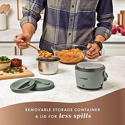 Portable Electric Lunch Box Food Warmer – Green - Curated Catalog D8