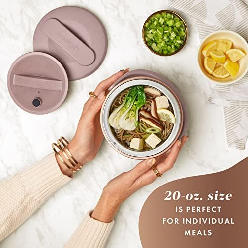 Electric Lunch Box Food Warmer 20oz – Blush Pink - Curated Catalog Z8