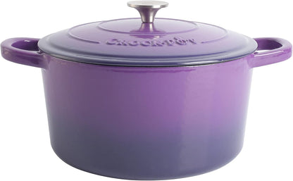 3 Quart Enameled Cast Iron Dutch Oven – Aqua - Curated Catalog X3