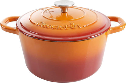 3 Quart Enameled Cast Iron Dutch Oven – Aqua - Curated Catalog X3