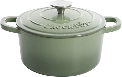 3 Quart Enameled Cast Iron Dutch Oven – Aqua - Curated Catalog T0
