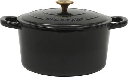 3 Quart Enameled Cast Iron Dutch Oven – Aqua - Curated Catalog X3