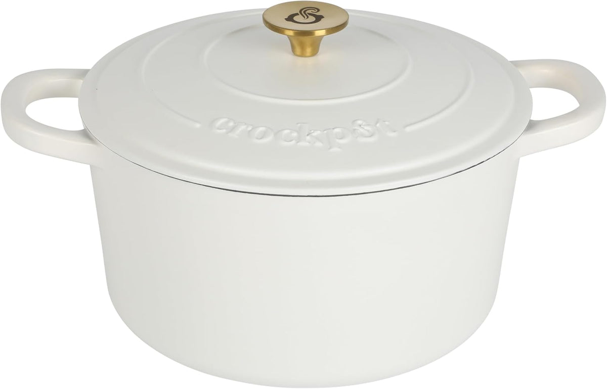 3 Quart Enameled Cast Iron Dutch Oven – Aqua - Curated Catalog X3