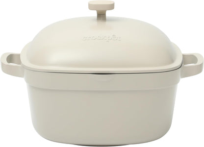 3 Quart Enameled Cast Iron Dutch Oven – Aqua - Curated Catalog X3