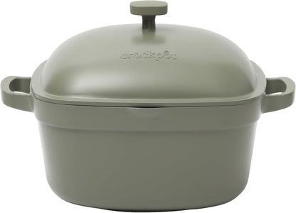 3 Quart Enameled Cast Iron Dutch Oven – Aqua - Curated Catalog X3