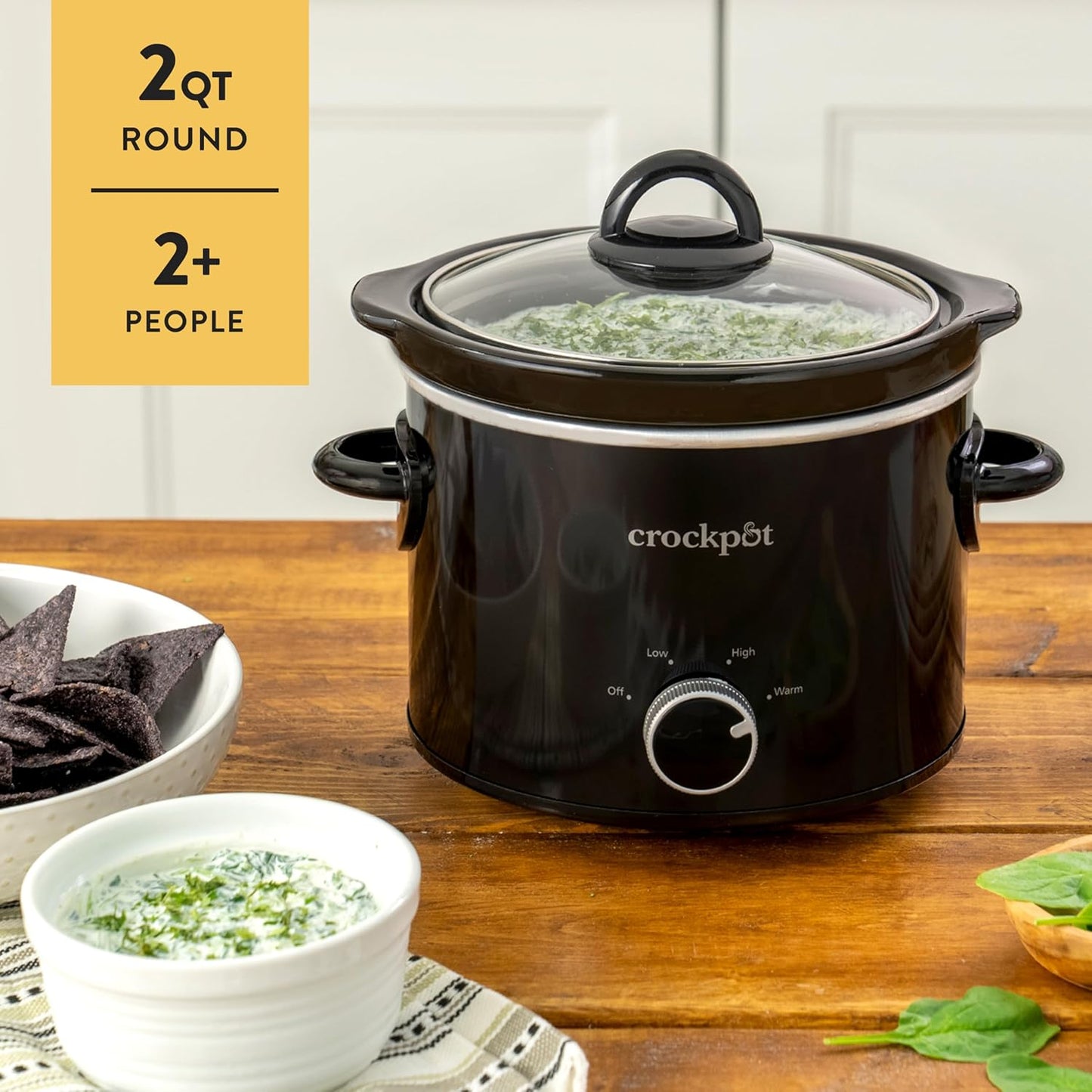 2 Quart Mini Slow Cooker – Classic Compact Cooker - Curated Catalog C2