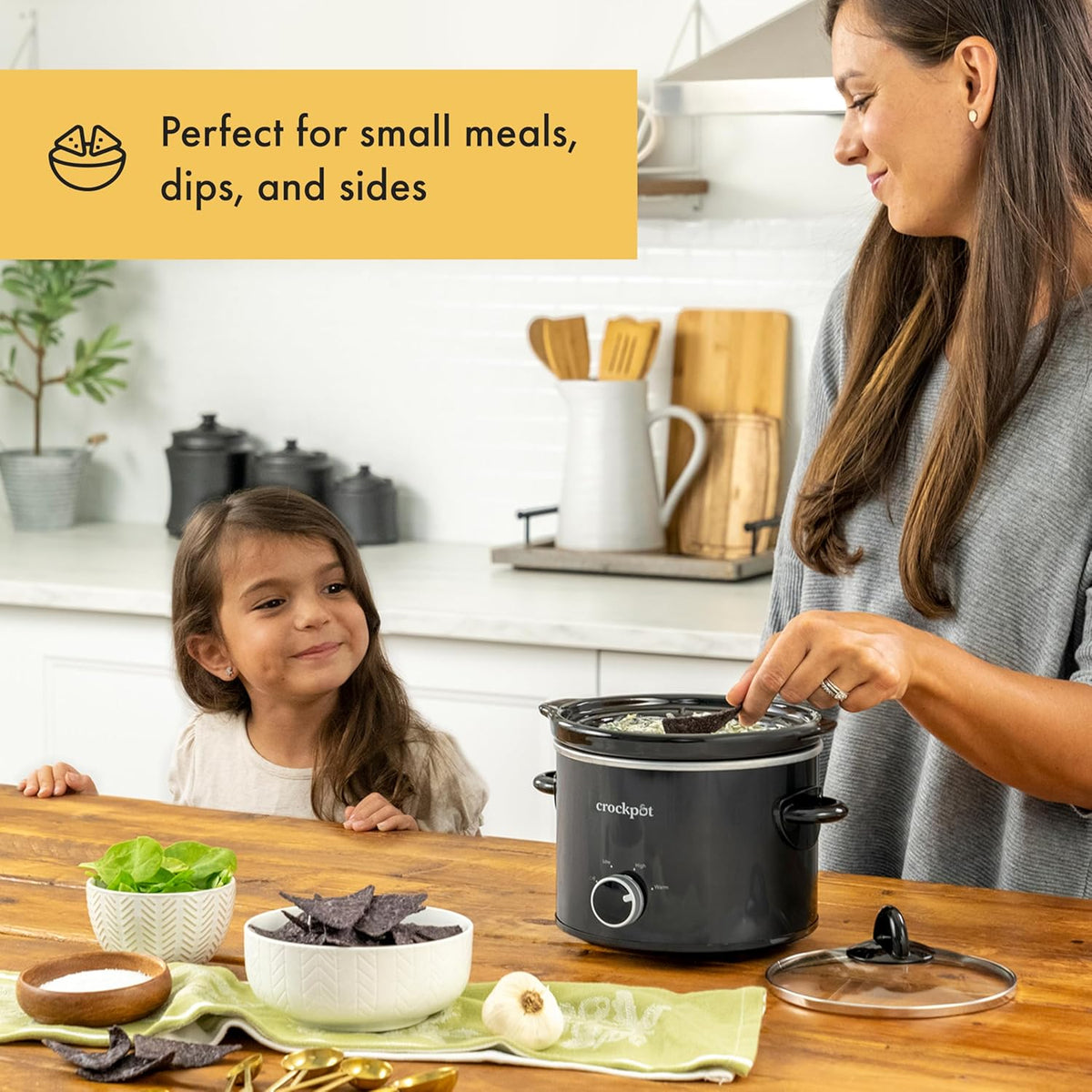 2 Quart Mini Slow Cooker – Classic Compact Cooker - Curated Catalog C2